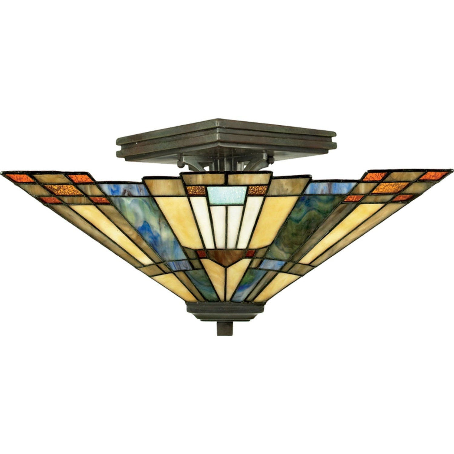 Quoizel - TFIK1714VA - Two Light Semi Flush Mount - Inglenook - Valiant Bronze