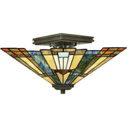 Quoizel - TFIK1714VA - Two Light Semi Flush Mount - Inglenook - Valiant Bronze