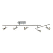 Access - 52042-BS - Five Light Semi-Flush Mount - Viper - Brushed Steel