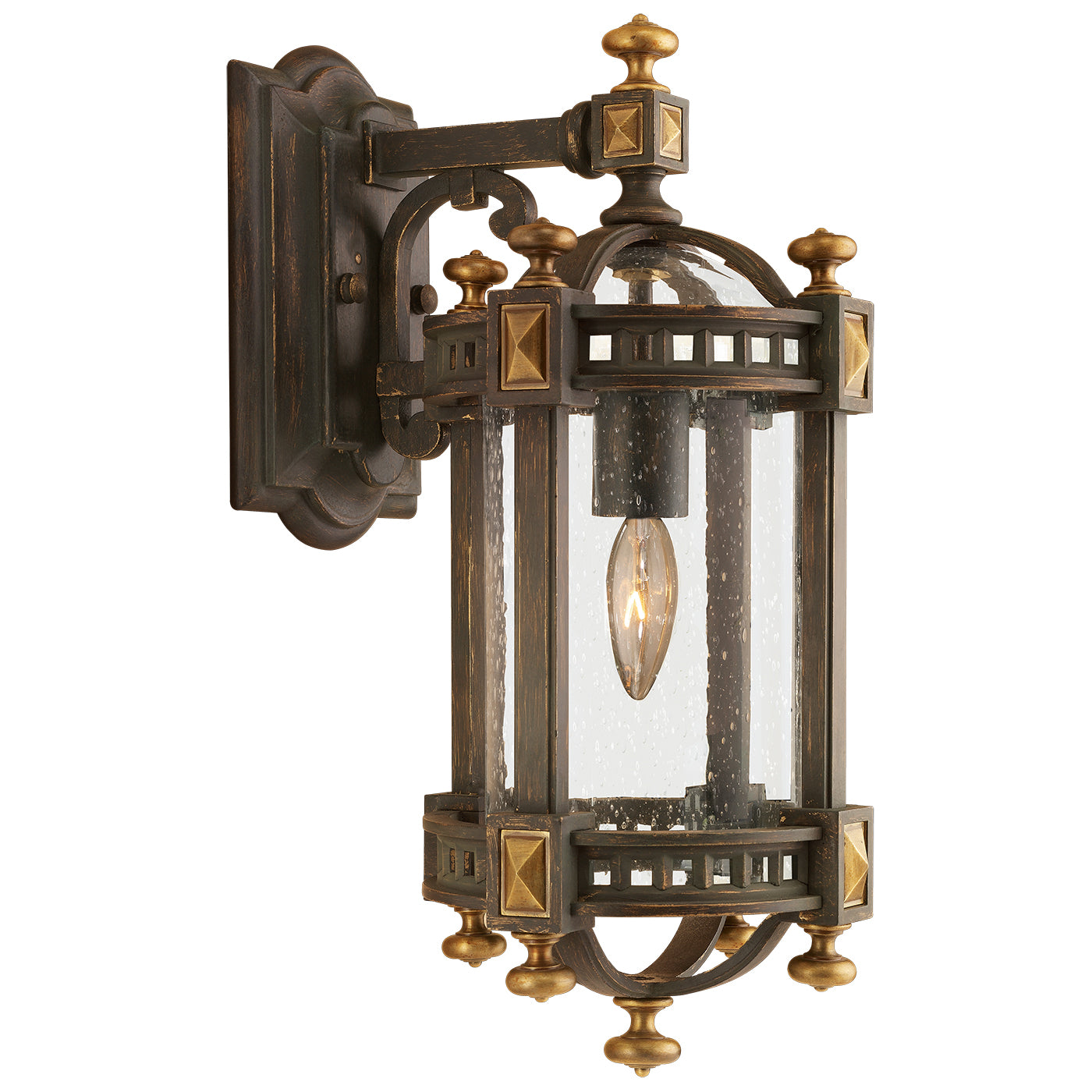 Fine Art Handcrafted Lighting - 564581ST - One Light Outdoor Wall Mount - Beekman Place - Bronze
