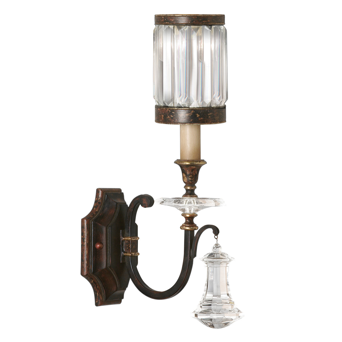 Fine Art Handcrafted Lighting - 582850ST - One Light Wall Sconce - Eaton Place - Bronze