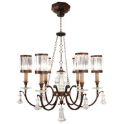 Fine Art Handcrafted Lighting - 584240ST - Six Light Chandelier - Eaton Place - Bronze