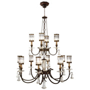Fine Art Handcrafted Lighting - 584740ST - 12 Light Chandelier - Eaton Place - Bronze