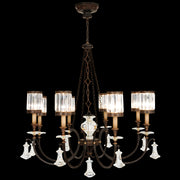 Fine Art Handcrafted Lighting - 585240ST - Eight Light Chandelier - Eaton Place - Bronze