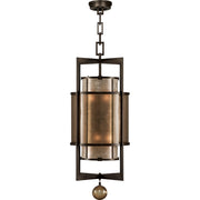 Fine Art Handcrafted Lighting - 591240ST - Six Light Lantern - Singapore Moderne - Bronze