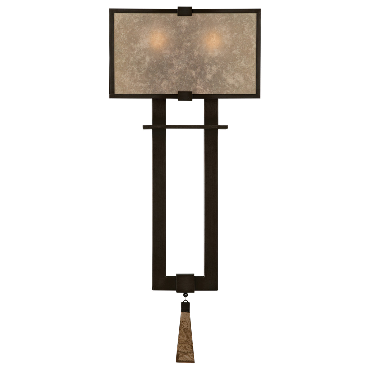 Fine Art Handcrafted Lighting - 600550ST - Two Light Wall Sconce - Singapore Moderne - Bronze