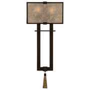 Fine Art Handcrafted Lighting - 600550ST - Two Light Wall Sconce - Singapore Moderne - Bronze