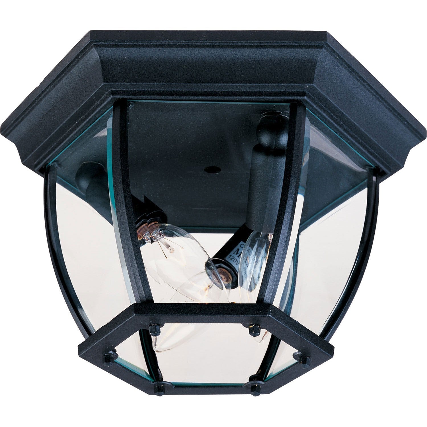 Maxim - 1029BK - Three Light Outdoor Ceiling Mount - Crown Hill - Black