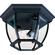 Maxim - 1029BK - Three Light Outdoor Ceiling Mount - Crown Hill - Black