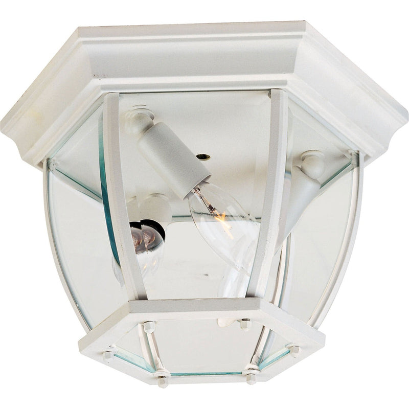 Maxim - 1029WT - Three Light Outdoor Ceiling Mount - Crown Hill - White