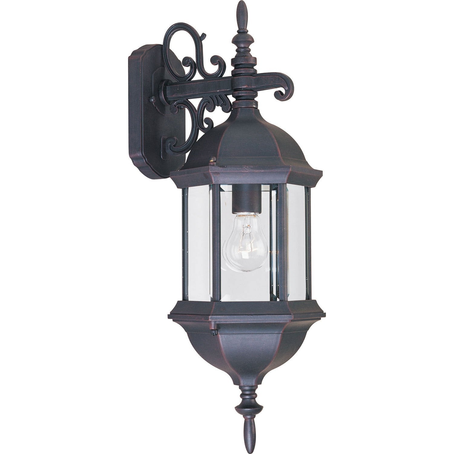 Maxim - 1072CLEB - One Light Outdoor Wall Lantern - Builder Cast - Empire Bronze
