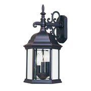 Maxim - 1073CLEB - Three Light Outdoor Wall Lantern - Builder Cast - Empire Bronze