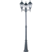 Maxim - 1105BK - Three Light Outdoor Pole/Post Lantern - Poles - Black