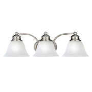 Maxim - 2688MRSN - Three Light Bath Vanity - Malaga - Satin Nickel