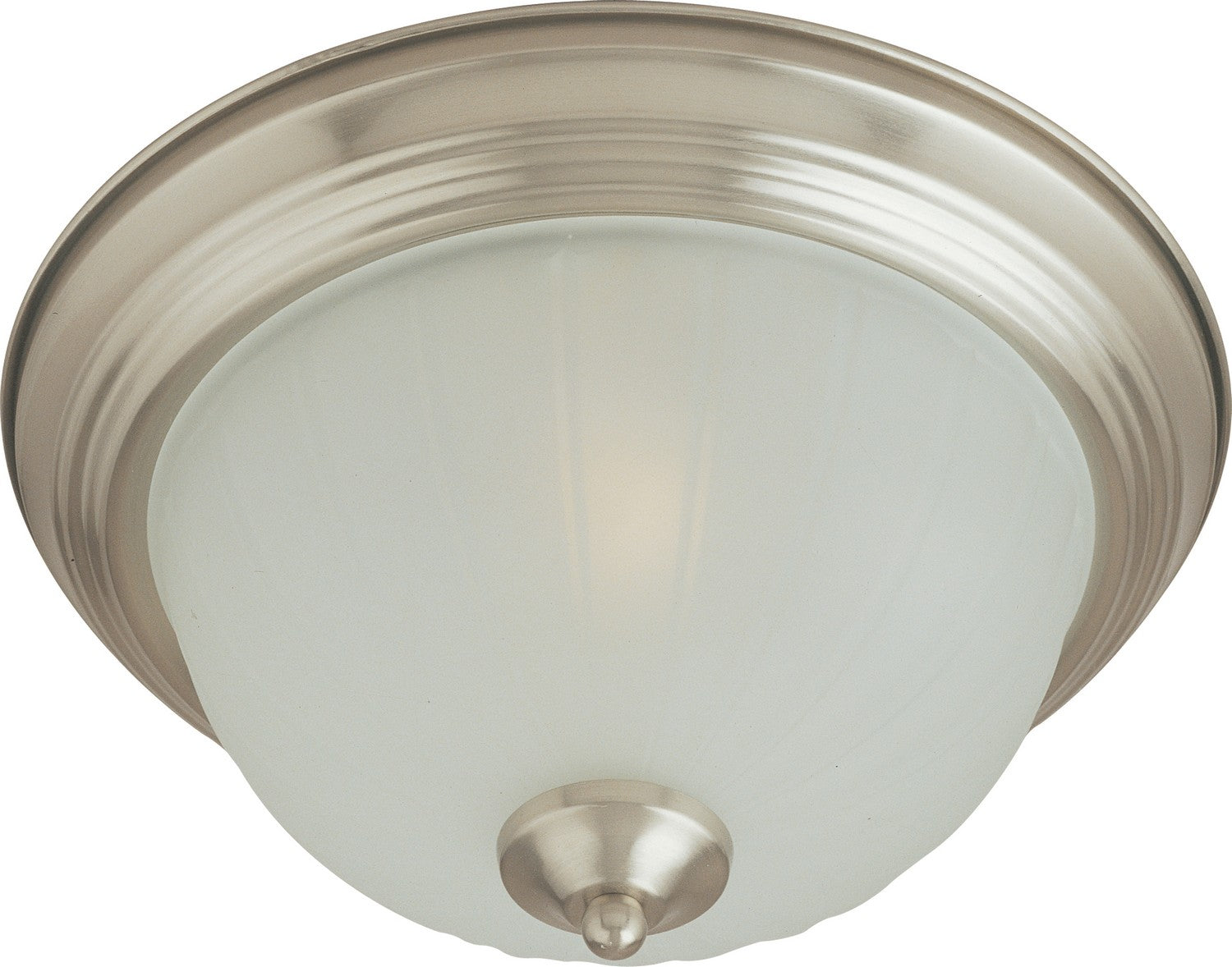 Maxim - 5832FTSN - Three Light Flush Mount - Essentials - 583x - Satin Nickel