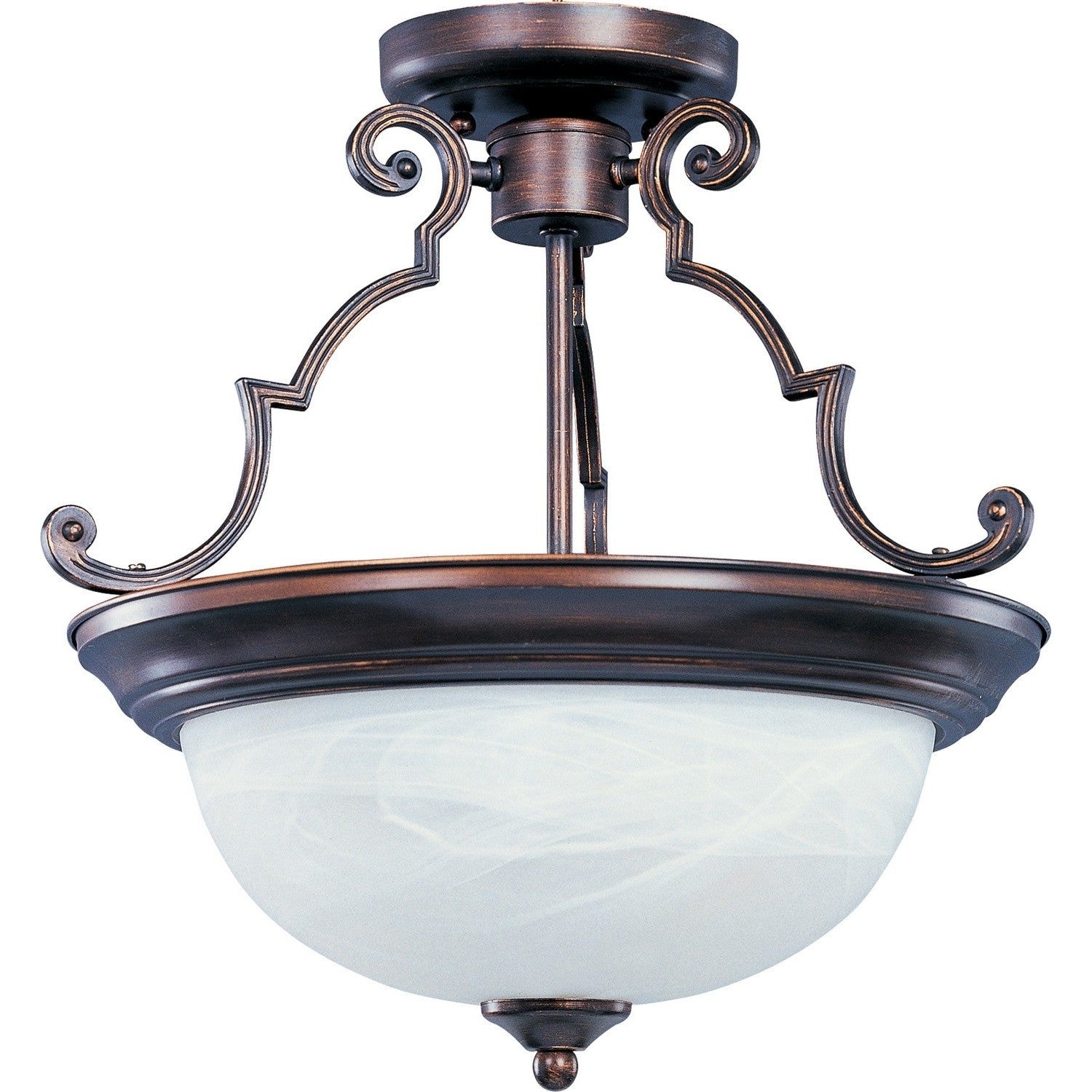 Maxim - 5843MROI - Two Light Semi-Flush Mount - Essentials - 584x - Oil Rubbed Bronze