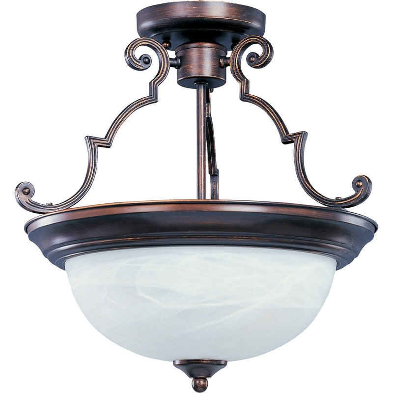 Maxim - 5843MROI - Two Light Semi-Flush Mount - Essentials - 584x - Oil Rubbed Bronze