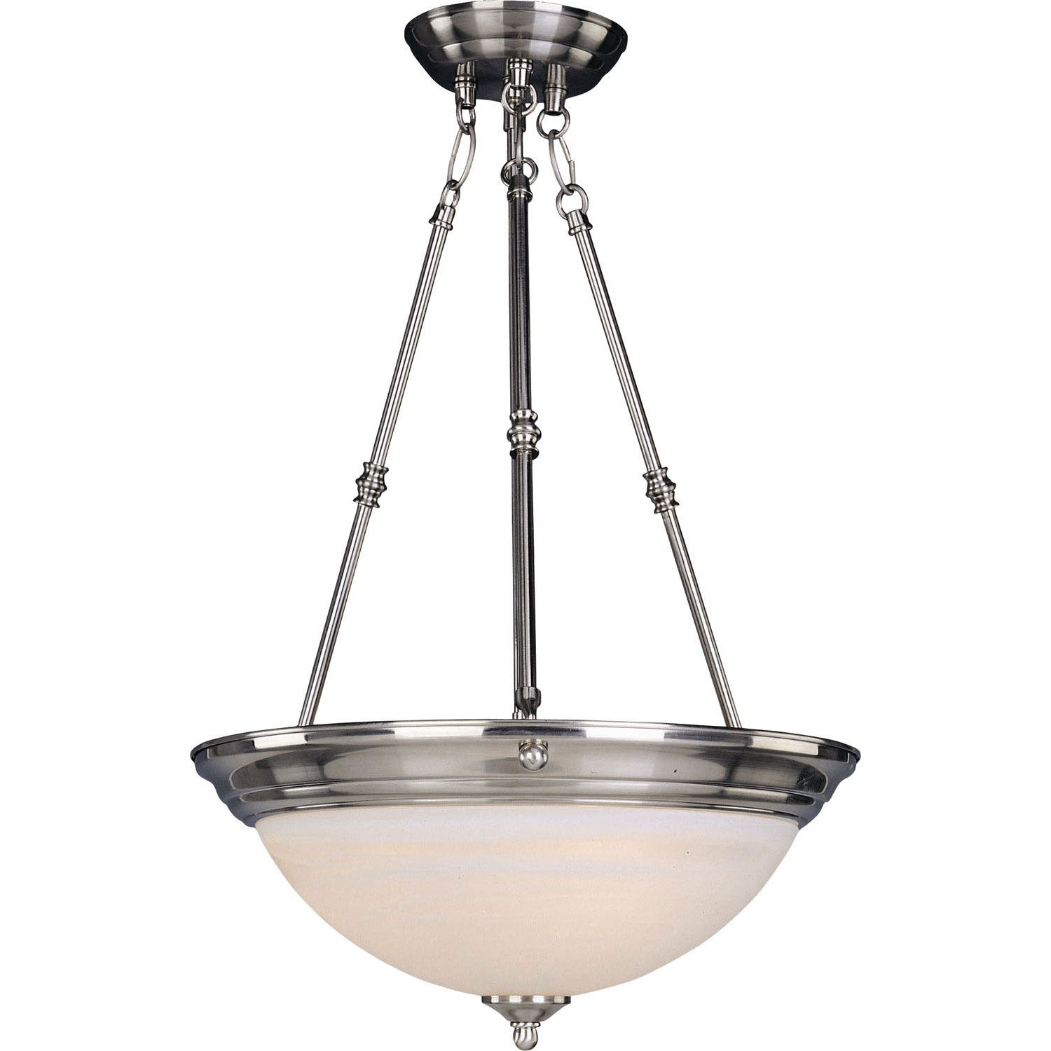 Maxim - 5845MRSN - Three Light Pendant - Essentials - 584x - Satin Nickel