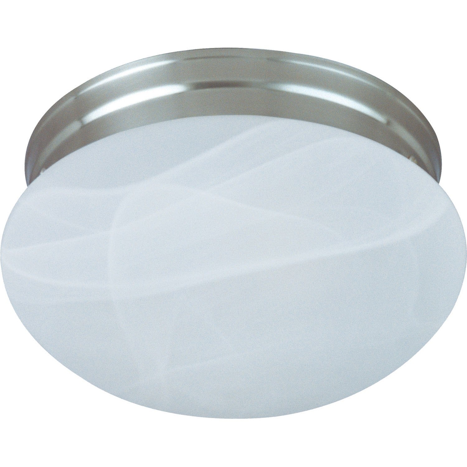 Maxim - 5884MRSN - One Light Flush Mount - Essentials - 588x - Satin Nickel