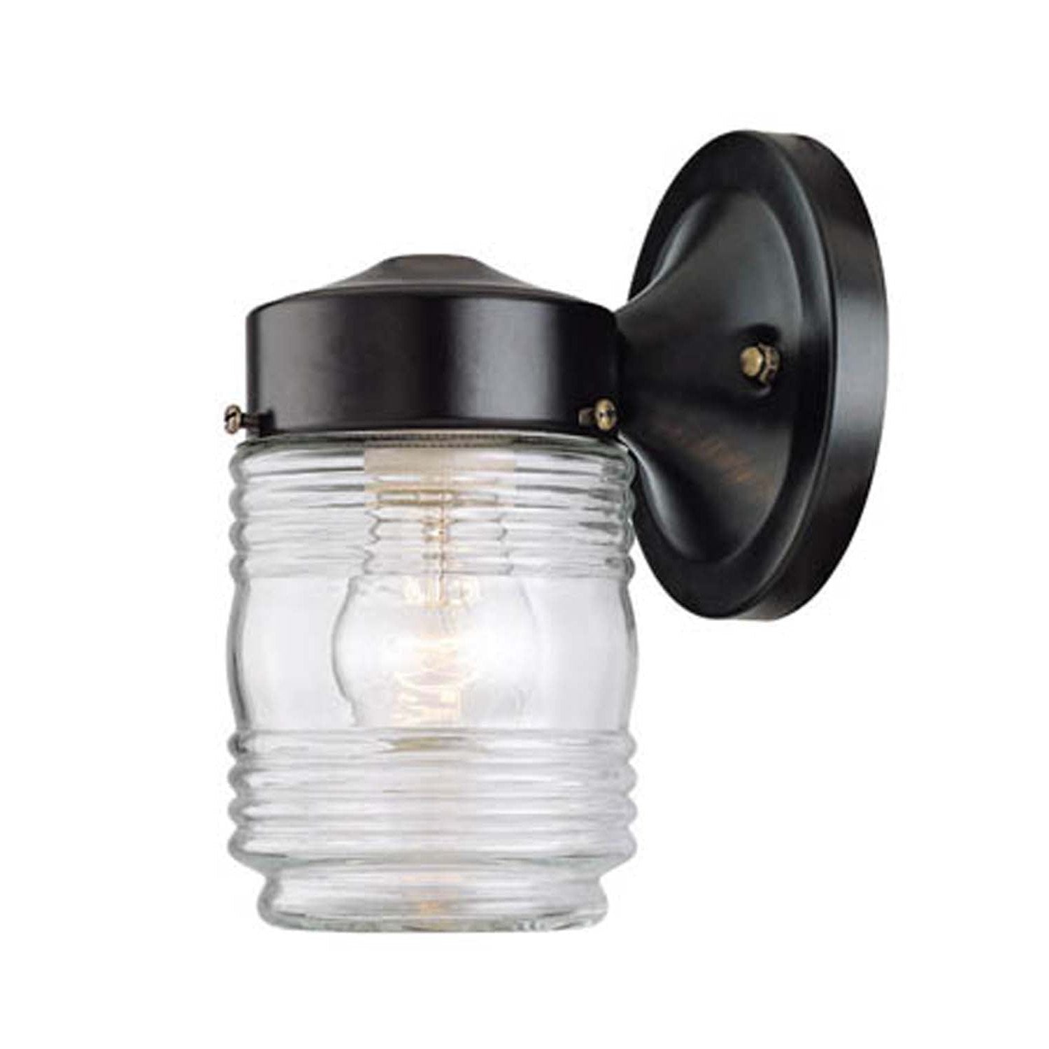 Acclaim Lighting - 100BK - One Light Wall Sconce - Builders` Choice - Matte Black