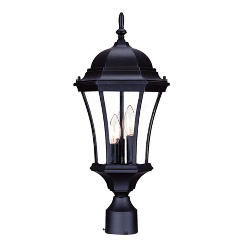 Acclaim Lighting - 5027BK - Three Light Post Mount - Bryn Mawr - Matte Black