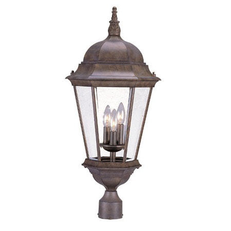 Acclaim Lighting - 5027BW - Three Light Post Mount - Bryn Mawr - Burled Walnut