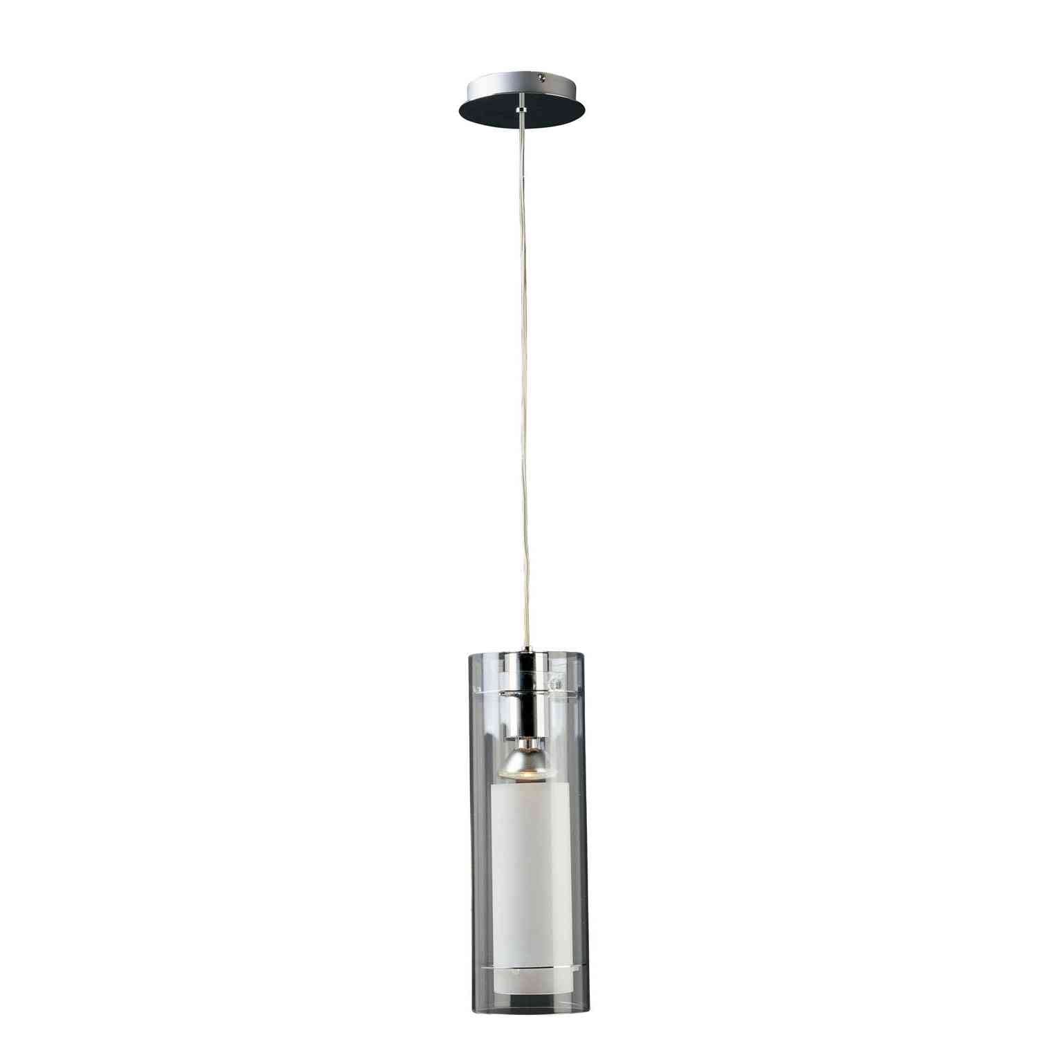 ET2 - E22000-10 - One Light Pendant - Frost - Polished Chrome