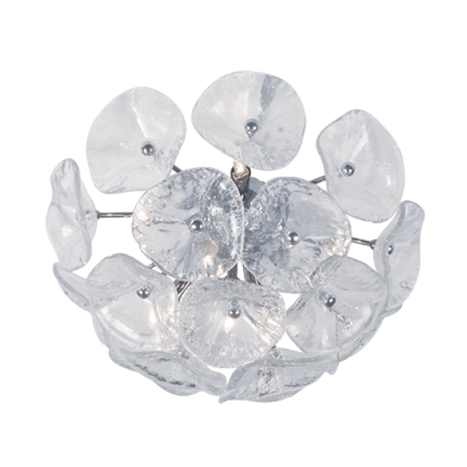 ET2 - E22092-28 - Eight Light Flush/Wall Mount - Fiori - Polished Chrome