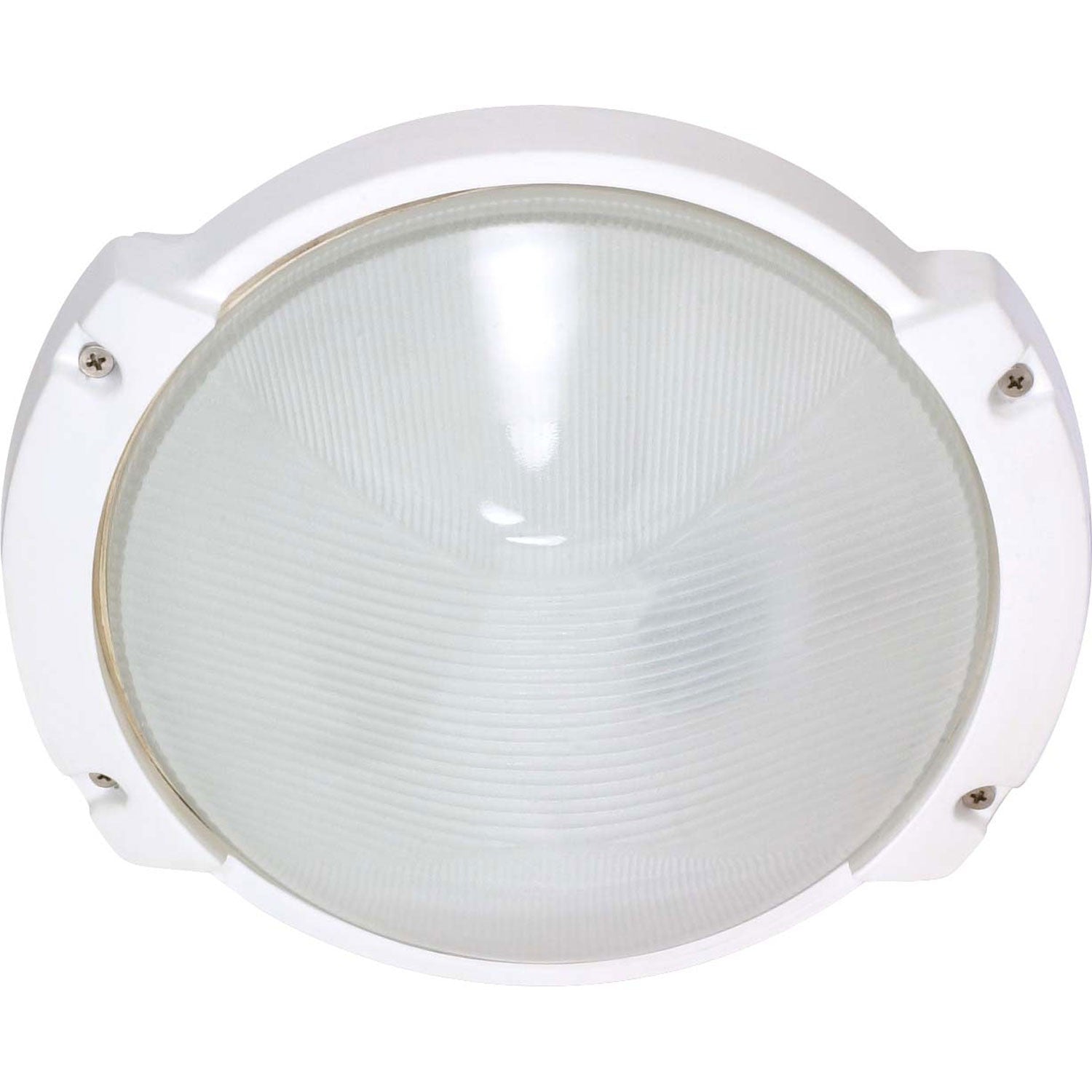 Nuvo Lighting - 60-516 - One Light Outdoor Bulk Head - Die Cast Bulk Heads Semi Gloss White - Semi Gloss White
