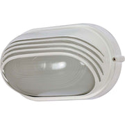 Nuvo Lighting - 60-522 - One Light Outdoor Bulk Head - Die Cast Bulk Heads Semi Gloss White - Semi Gloss White