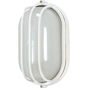 Nuvo Lighting - 60-524 - One Light Outdoor Bulk Head - Die Cast Bulk Heads Semi Gloss White - Semi Gloss White