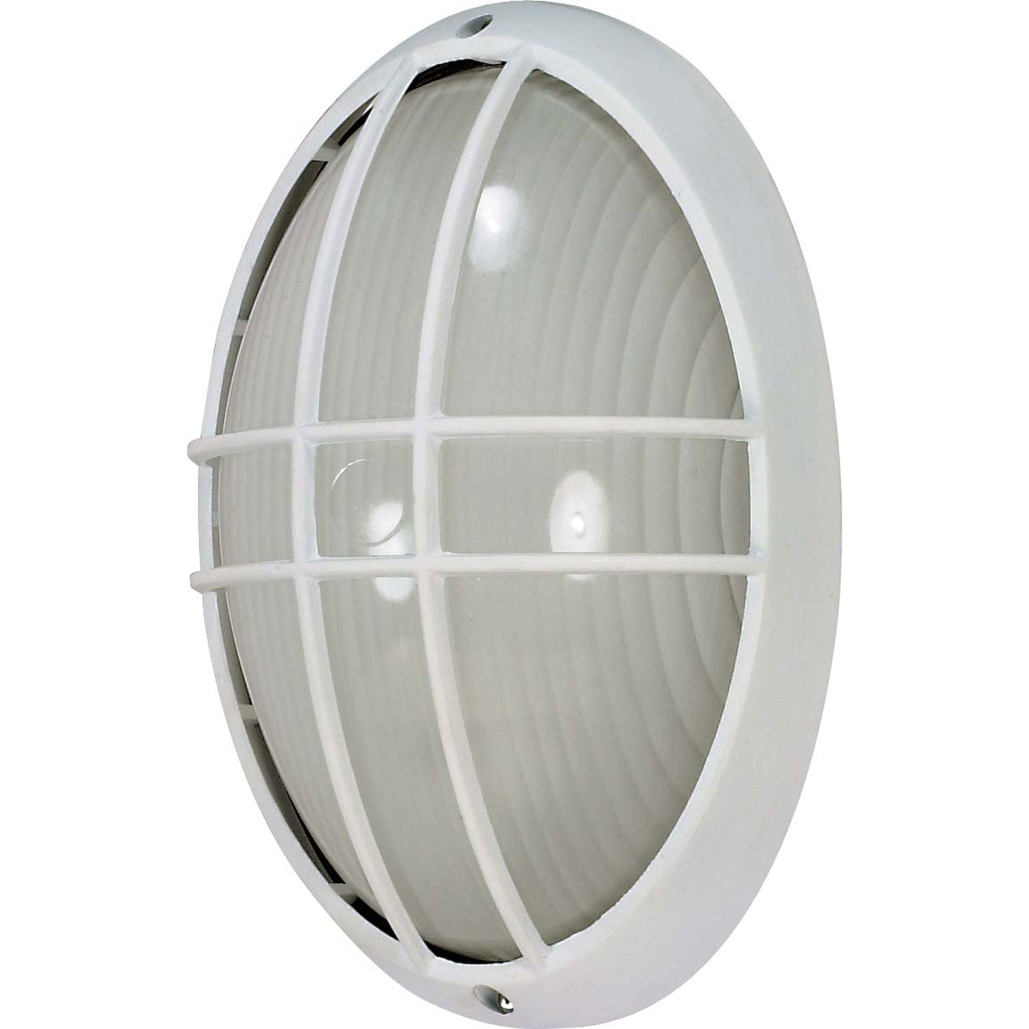 Nuvo Lighting - 60-528 - One Light Outdoor Bulk Head - Die Cast Bulk Heads Semi Gloss White - Semi Gloss White