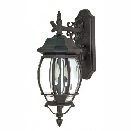 Nuvo Lighting - 60-893 - Three Light Outdoor Wall Lantern - Central Park - Textured Black