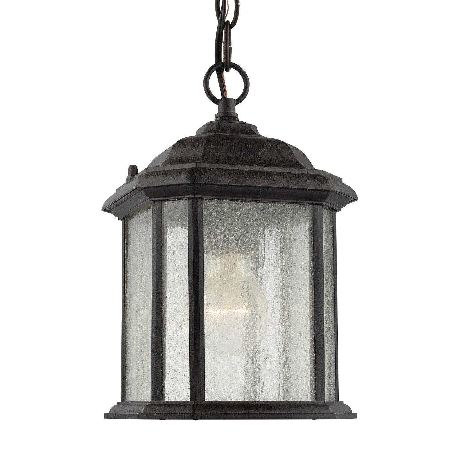 Generation Lighting - 60029-746 - One Light Outdoor Semi-Flush Convertible Pendant - Kent - Oxford Bronze
