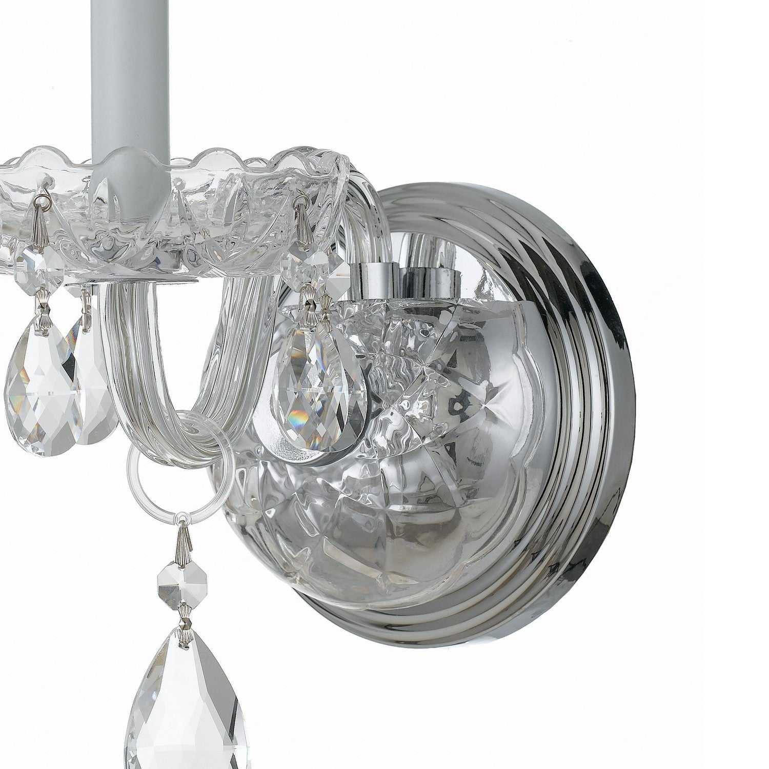 Crystorama - 1031-CH-CL-S - One Light Wall Sconce - Traditional Crystal - Polished Chrome