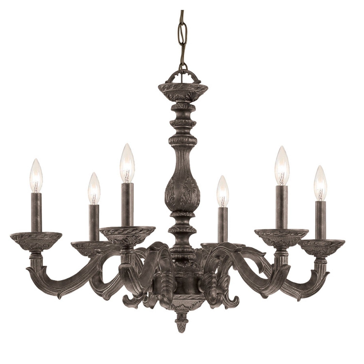 Crystorama - 5126-VB - Six Light Chandelier - Paris Market - Venetian Bronze
