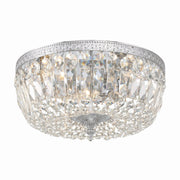 Crystorama - 714-CH-CL-MWP - Three Light Flush Mount - Ceiling Mount - Polished Chrome