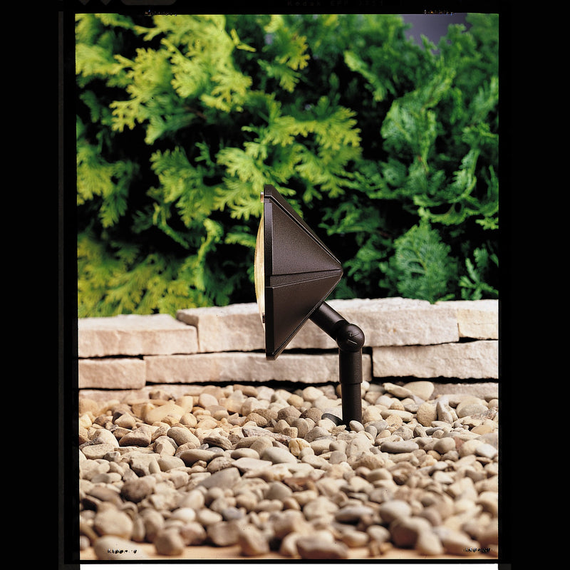 Kichler - 15361AZT - One Light Wall Wash - Six Groove - Textured Architectural Bronze