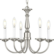 Progress Lighting - P4009-09 - Five Light Chandelier - Five Light - Brushed Nickel