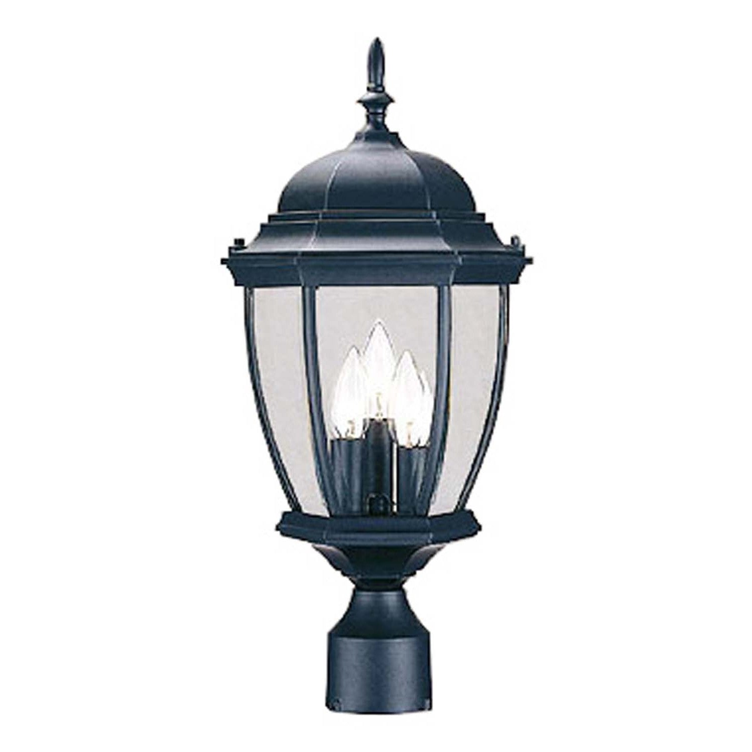 Acclaim Lighting - 5017BK - Three Light Post Mount - Wexford - Matte Black