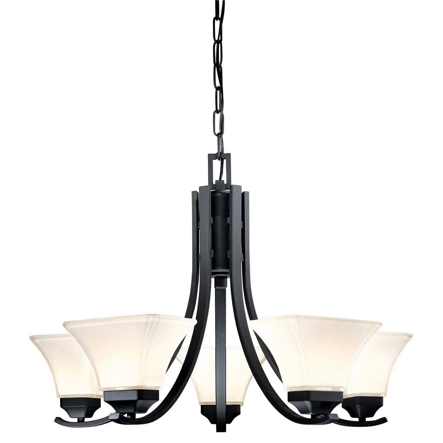 Minka-Lavery - 1815-66 - Five Light Chandelier - Agilis - Sand Coal