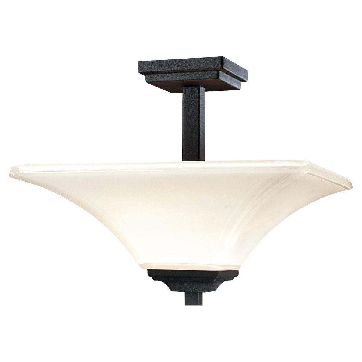 Minka-Lavery - 1816-66 - Two Light Semi Flush Mount - Agilis - Black