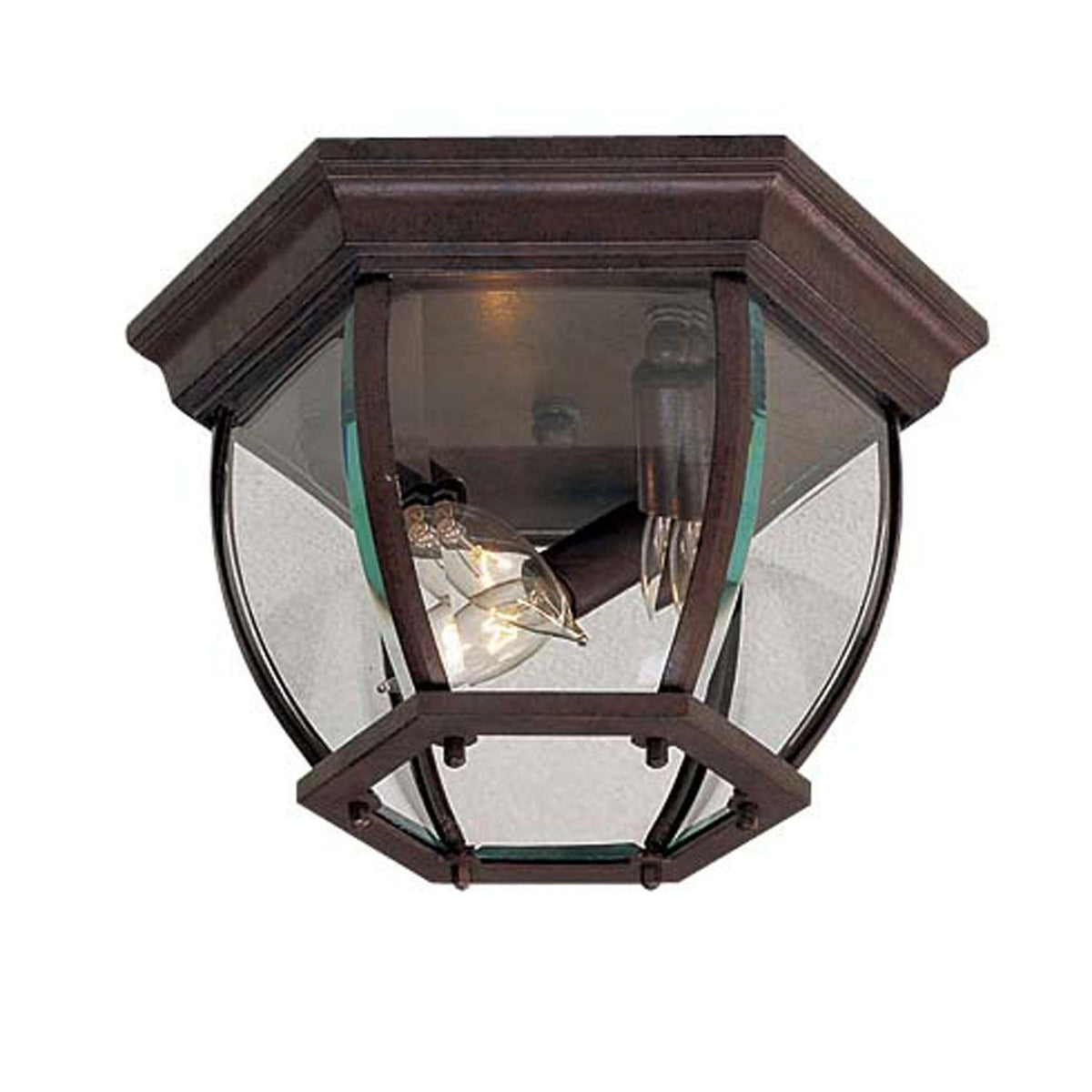 Minka-Lavery - 71174-91 - Three Light Flush Mount - Wyndmere - Antique Bronze