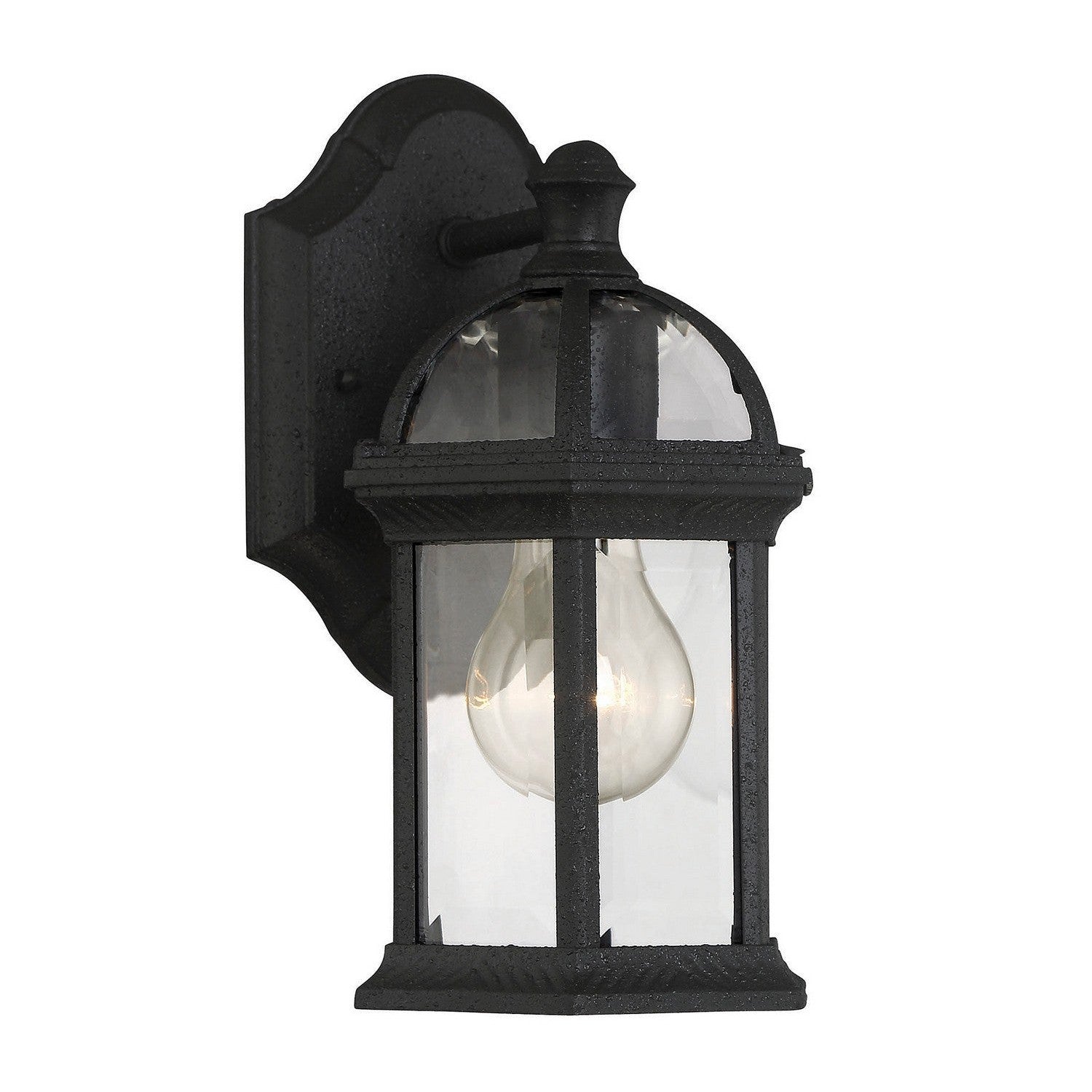 Savoy House - 5-0629-BK - One Light Wall Mount - Kensington - Textured Black