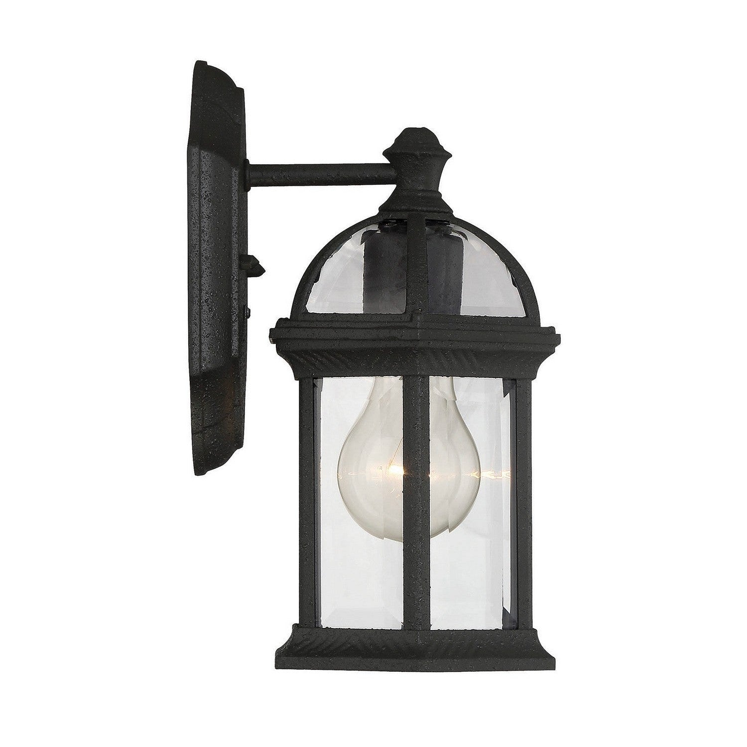 Savoy House - 5-0629-BK - One Light Wall Mount - Kensington - Textured Black