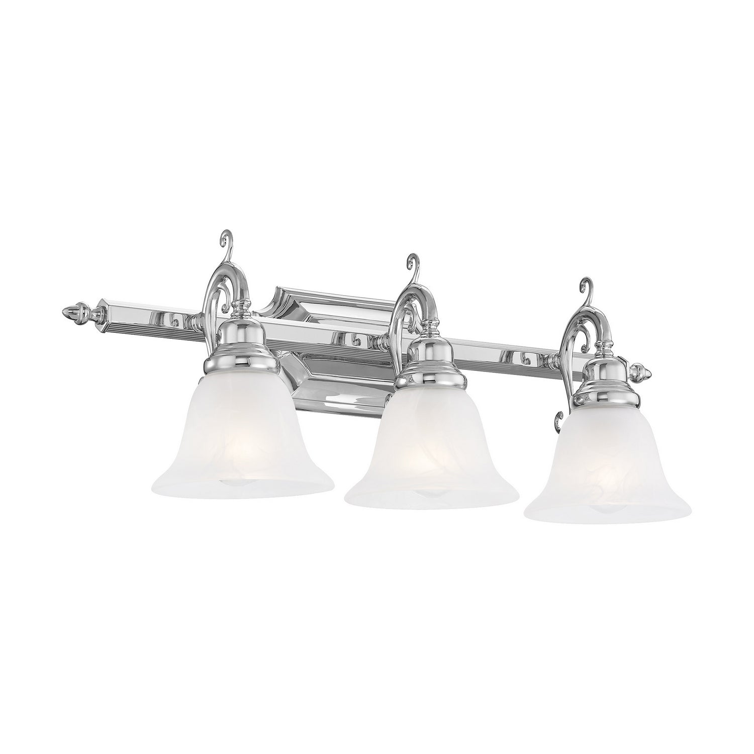 Livex Lighting - 1283-05 - Three Light Bath Vanity - French Regency - Polished Chrome