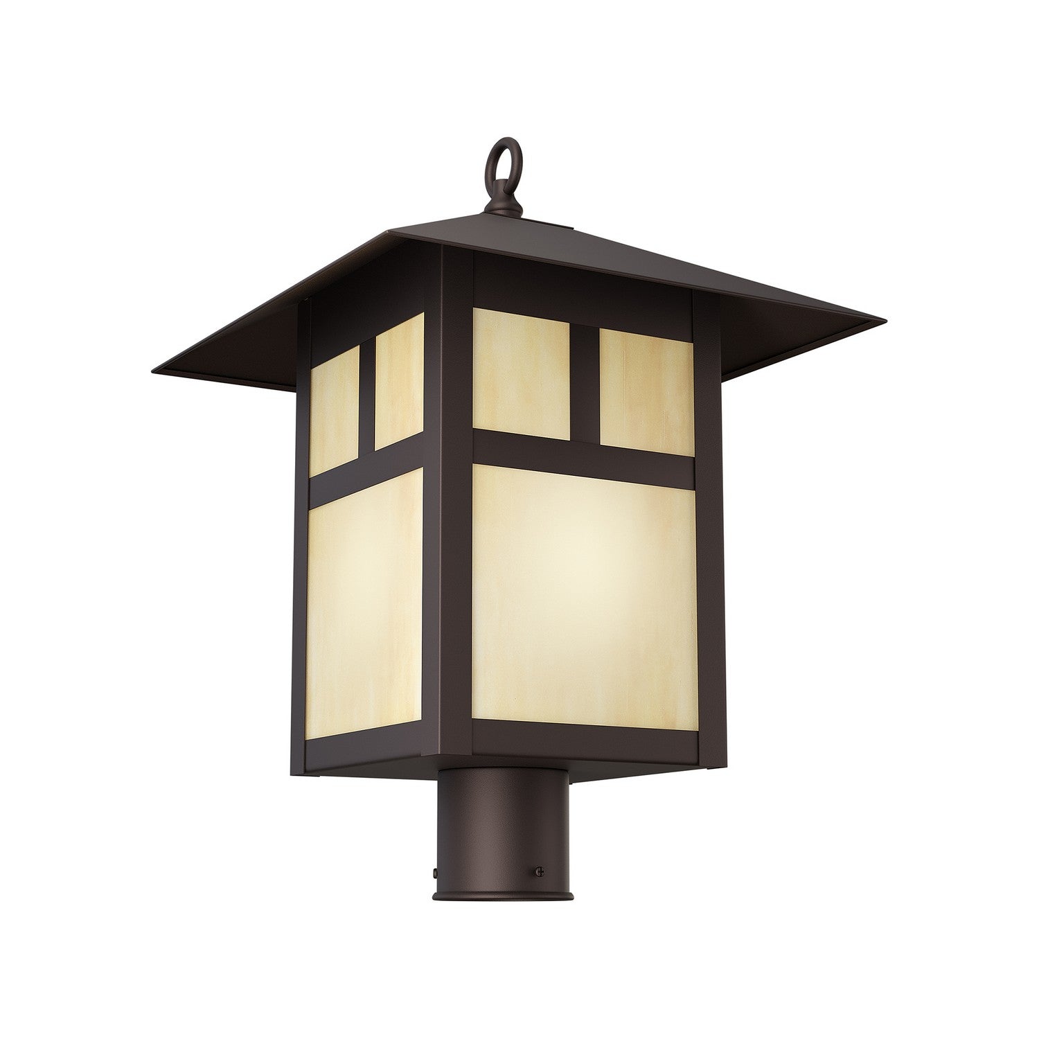 Livex Lighting - 2140-07 - One Light Outdoor Post-Top Lanterm - Montclair Mission - Bronze