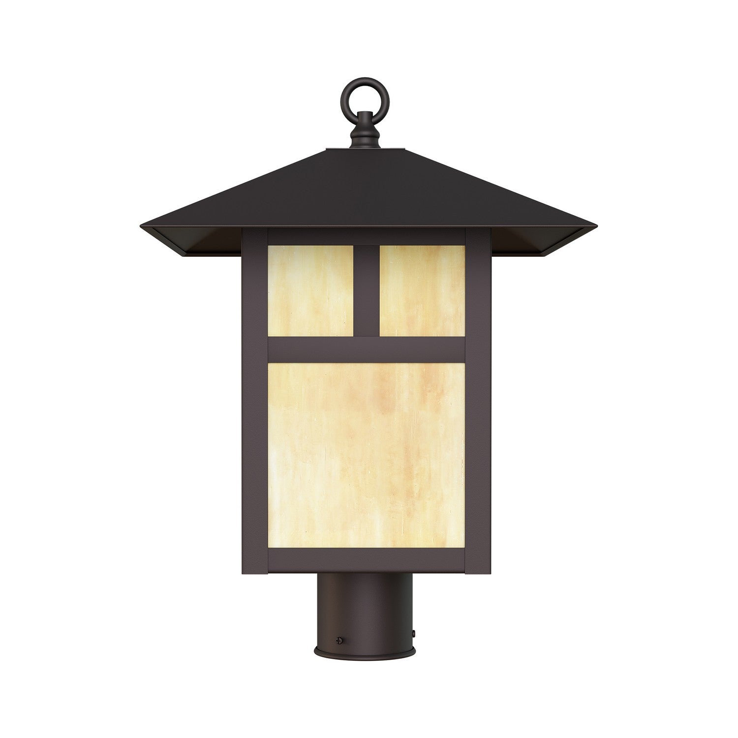 Livex Lighting - 2140-07 - One Light Outdoor Post-Top Lanterm - Montclair Mission - Bronze