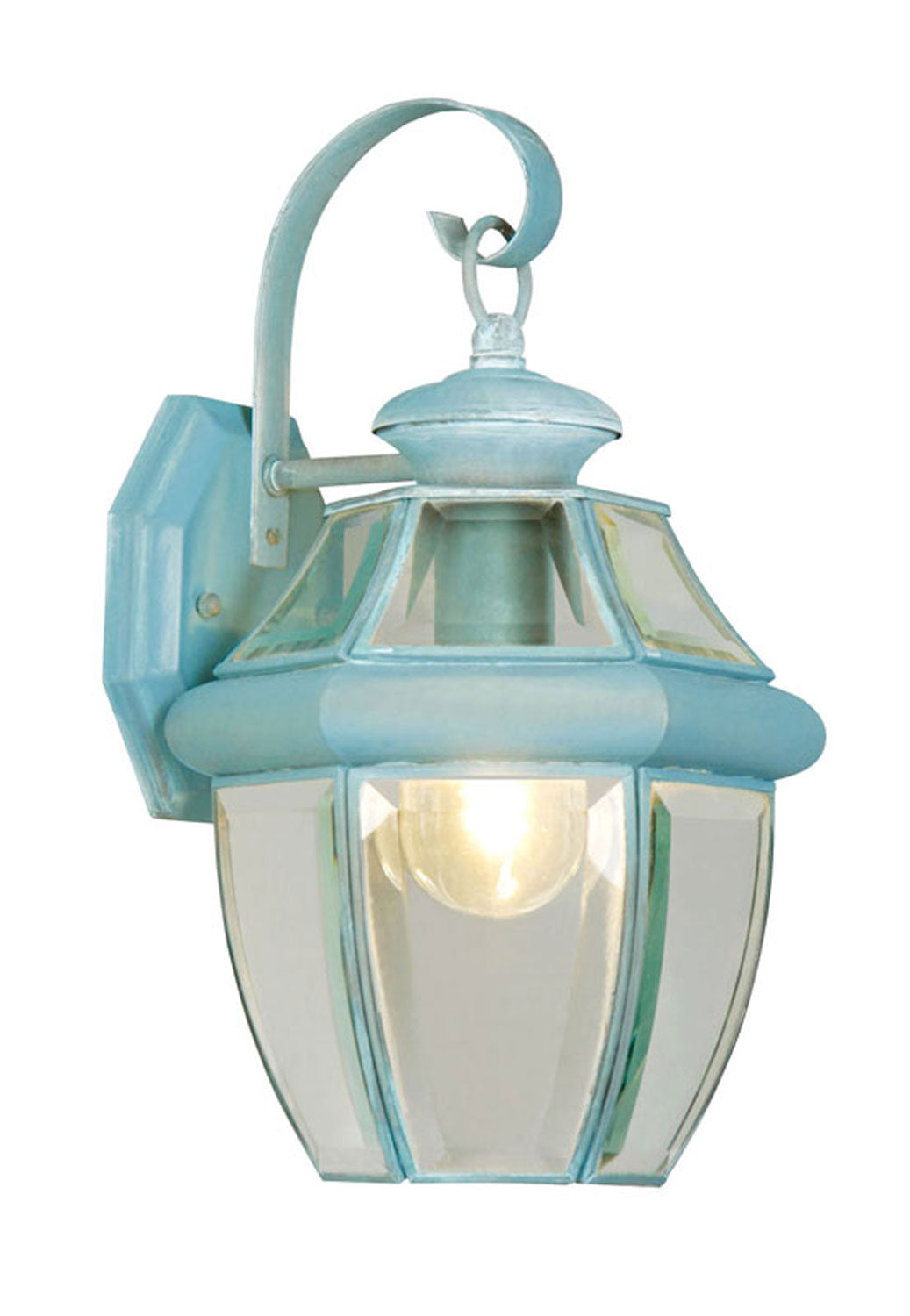 Livex Lighting - 2151-06 - One Light Outdoor Wall Lantern - Monterey - Verdigris