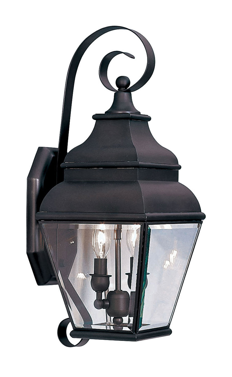 Livex Lighting - 2591-07 - Two Light Outdoor Wall Lantern - Exeter - Bronze